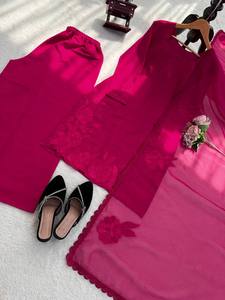 สินค้ามาใหม่ ชุดโรมันเทรดพร้อมเลื่อม ซัลวาร์ คามีซ พร้อมผ้าคลุมไหล่ - Product Image 6