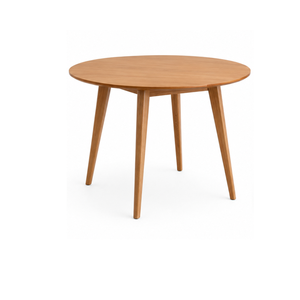 Ensemble de salle à manger rond en teck durable et écologique ARTERRA, table et 4 chaises modernes pour la maison, l'hôtel, la villa, le restaurant - Product Image 3