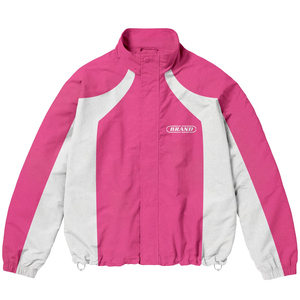 Custom Color Block Windbreaker Jacket and Shorts <b>Set</b> Summer Streetwear Two Piece Athletic Outfit Unisex Casual Sports Tracksuit - Product Image 2