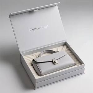 Caja de Regalo Magnética Plegable de Lujo, Reciclable, de Cartón Duro y Papel de Arte, con Logotipo y Estampado Personalizados - Product Image 2