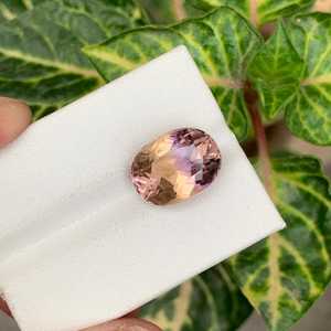 Piedra Preciosa de Ametrina Natural, Cuarzo Amarillo Púrpura, Piedra Suelta Facetada, para Joyería Premium - Product Image 4