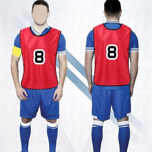 Maillots d'entraînement de football Scrimmage pour hommes avec ceinture – Gilets respirants multi-sports pour la pratique du basketball - Product Image 3