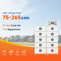 Paquete de Baterías Lifepo4 de 48v, Sistema de Almacenamiento de Energía, Batería Lifepo4 de 100kWh, Paquete de Alto Voltaje, Industrial y Comercial