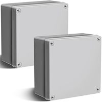 Boîtier de jonction électrique étanche IP66 en plastique ABS/PC moulé par injection, modèle OEM JBX-002 150x150x76.2mm