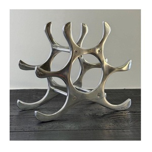 High Quality Metal wine bottle Holder Wine Bottle Organizer <b>Rack</b> <b>Drink</b> Bottle Display <b>rack</b> Stand - Product Image 3