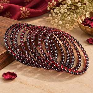 Conjunto de Brazaletes de Perlas de Imitación de Cristal con Diseño de Gota de Lluvia para Mujer, Regalo Islámico - Product Image 4