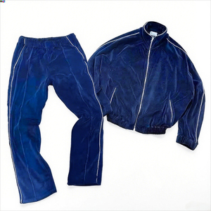 Unisex Black <b>Velvet</b> Hooded Tracksuit Set Full Zip <b>Jacket</b> Jogger Pants Quick Dry Solid Color Casual Wear with Side Pockets Autumn - Product Image 1