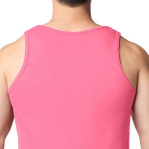 เสื้อกล้ามผู้ชาย สีชมพู พรีเมียม ผ้าฝ้าย ระบายอากาศ น้ำหนักเบา เหมาะสำหรับออกกำลังกาย ฟิตเนส วิ่ง - Product Image 5