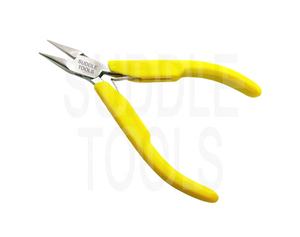 Pince à bec court de 120 mm série LS Light pour bricolage, pince à bec rond demi-ondulé, outils de bijouterie et horlogerie à mors lisses D - Product Image 3