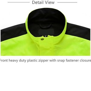 Veste de travail d'hiver imperméable pour hommes, haute visibilité ANSI Classe 1, bandes réfléchissantes LED, logo personnalisé OEM/ODM - Product Image 3
