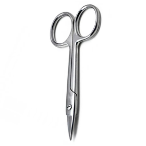 Tijeras Profesionales para Cutículas con Mango Antideslizante, Curvas y Afiladas, Ligeras, Reutilizables, de Acero Inoxidable de Alta Calidad - Product Image 3