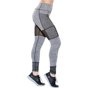 Women's Sports Customized Design Spandex/Polyester Four-Way Stretch Anti-Bacterial Drawstring Yoga <b>Leggings</b> Tights Workout - Product Image 5