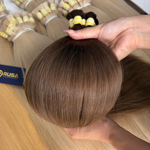 Venta al por mayor de fábrica: Cabello ondulado vietnamita personalizado a granel, extensiones de alta calidad sin sintéticos, con longitud de 10 a 34 pulgadas - Product Image 6