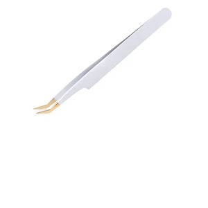 แหนบสแตนเลสปลายเรียบสำหรับติดขนตาปลอม ความยาว 10 มม. - Product Image 6