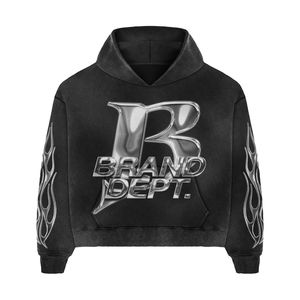 Survêtement unisexe noir délavé style streetwear 2026 |   Ensemble d'entraînement à fermeture éclair |   100% Coton Mode Vente en Gros Prix Bas OEM - Product Image 5