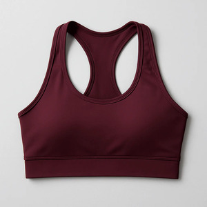 High Quality Flexible Stretch Material Designed Padded Sports Bra For <b>Comfort</b> During Practice And Workout - Product Image 1