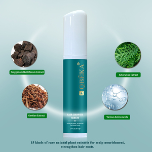 Sérum de croissance des cheveux QBEKA 80ml Formule à base de plantes Anti-chute Nourrit les racines Répare les cheveux Apaise le cuir chevelu - Product Image 3