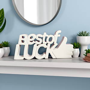 Meilleure vente : Décoration de bureau créative en bois d'ingénierie peint en blanc, pièce maîtresse élégante pour bureau et bureau d'étude - Product Image 1