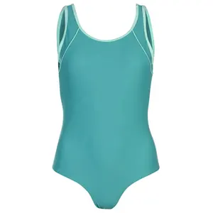 Groothandel Op Maat 100% Polyester Zwemkleding Voor Vrouwen Zeer Lage Prijs Met Aangepaste Merk Logo Tags En Afdrukken
