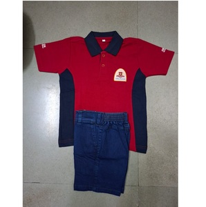 Ensemble d'uniformes scolaires pour la maternelle, fournisseur indien, en tissu PC PQ et denim, vêtements scolaires confortables et durables pour enfants, en vente - Product Image 2