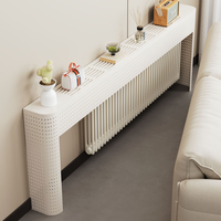 Étagère de radiateur murale derrière le canapé, table longue et étroite, console d'entrée pour salon, table ultra-étroite pour espaces restreints