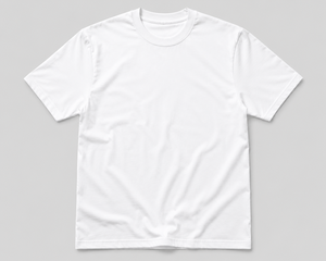 T-shirt pour homme de haute qualité, blanc, col rond, manches courtes, 100% coton, coupe classique, motif lettres, décontracté, tricoté, vente en gros - Product Image 1