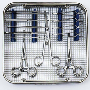 PISSCO Feline Spay Pack 18-Piece Veterinary Surgical <b>Instruments</b> Veterinary Surgical <b>Instruments</b> Feline Spay PCS Stainless Steel - Product Image 1