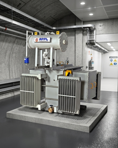 Transformador de distribución trifásico de 11 kV con cambiador automático de bobinado, 50 Hz, diseño de bajas pérdidas, bobinado de cobre Dyn11 - Product Image 2