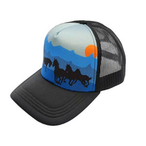 Gorra Deportiva Personalizada Estilo Trucker, Diseño Impreso Digital, Malla Transpirable en la Parte Trasera, Ajuste Ajustable, Colores Personalizados, Unisex, 7 Paneles - Product Image 1