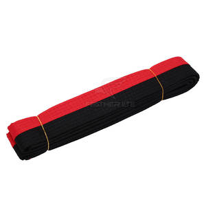 Ceintures d'arts martiaux personnalisées à rayures, durables, pour le karaté, le taekwondo et le judo, disponibles en plusieurs couleurs - Product Image 6