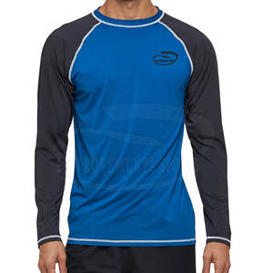 El mejor producto más vendido Hombres Rash Guard Manga larga Hombres Rash Guard Color sólido Hombres Rash Guard - Product Image 1