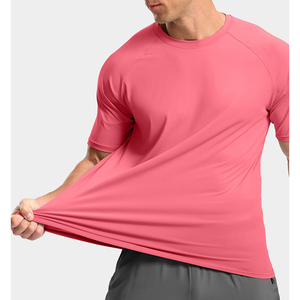 Unique Design <b>Men</b> T Shirt High Quality Ringer Customized Product Blank O-neck <b>Stretch</b> Fabric T-shirt For <b>Men's</b> - Product Image 3