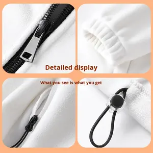 Veste personnalisée pour homme OEM, veste en polaire imperméable unisexe pour homme, pour la randonnée et le trekking en plein air avec un design coupe-vent chaud OEN - Product Image 6