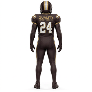 Uniforme de Fútbol Americano Personalizado de Alta Calidad, Tela Transpirable, Sublimado, Uniforme de Fútbol con Estampado Personalizado, Kit de Equipo Personalizado - Product Image 4