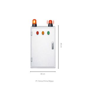 Panel de Sistema de Alarma para Terremotos de Alta Calidad 40x30 |   Lámpara giratoria con sirena de evacuación automática (sin controlador), independiente, lista para usar - Product Image 3