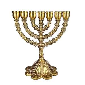 Nouveauté tendance : Ménorah décorative pour villas, synagogues et temples – Support de bougies Hanouka pour table - Product Image 5