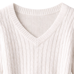 Fabricante de Prendas de Punto Personalizadas, Suéter de Cuello Alto Informal de Punto 100% Acrílico para Mujer, Transpirable y Antiarrugas - Product Image 6