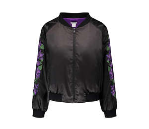 Fabricantes Mayoristas Exportadores: Último Diseño de Chaqueta Bomber Varsity de Satén, Tejida, Impermeable, Reversible, con Estampado de Camuflaje - Product Image 2