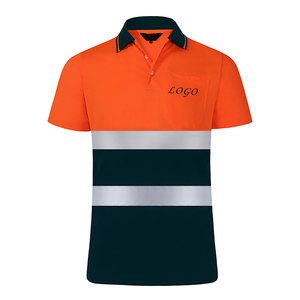 Hi VIS ANSI Class 1 EN ISO 20471 Class 3เสื้อยืดสกรีนโลโก้ที่กำหนดเองไฟ LED แฟลชกันน้ำสำหรับงานก่อสร้างลูกเรืออุตสาหกรรม - Product Image 4