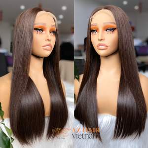 Pelucas de Cabello Humano de Primera Calidad con Frente de Encaje, Densidad 180-250%, Sin Pegamento, Cabello Virgen Vietnamita, Tamaño Personalizable - Product Image 2