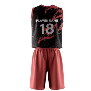 Uniforme de volley-ball personnalisable de haute qualité pour adultes, hommes, matière polyester douce et respirante, club, école, équipe, jeux, OEM - Product Image 2