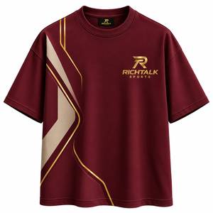 Camiseta Deportiva Ligera para Hombre, con Logotipo Frontal, Tira Reflectante, Secado Rápido, Transpirable, Ecológica, 100% Poliéster, para Correr - Product Image 1