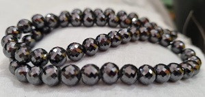 Cuentas de diamante moissanita negra facetada | Perla de diamante moissanita de 8 mm - Product Image 4