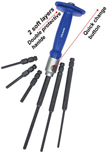 7pcs/set Industrial <b>DIY</b> Hex Shank Interchangeable Pin Punch OEM ODM - Product Image 5