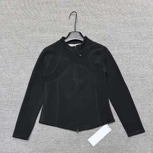 <span class=keywords><strong>Veste</strong></span> <span class=keywords><strong>polaire</strong></span> zippée intégrale pour <span class=keywords><strong>femme</strong></span>, col montant, coupe ajustée, douce et chaude, avec détails de coutures incurvées, plusieurs couleurs, pour yoga, gym, entraînement, course à pied - Product Image 2
