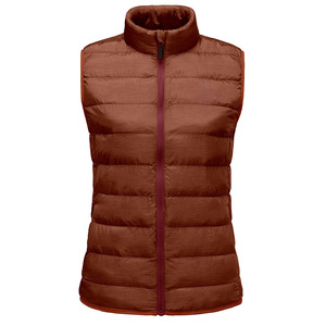 <b>Women's</b> Puffer Bodywarmer Padded <b>Vest</b> Sleeveless Winter Layer Custom Logo Wholesale Apparel Manufacturer - Product Image 3