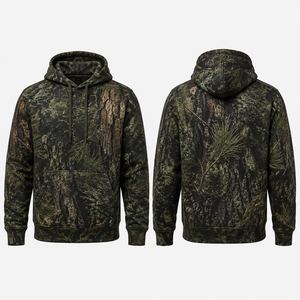 Sudadera con Capucha de Manga Larga con Estampado de Camuflaje para Hombre, Ropa de Caza Transpirable de Poliéster, Chaqueta de Invierno - Product Image 1