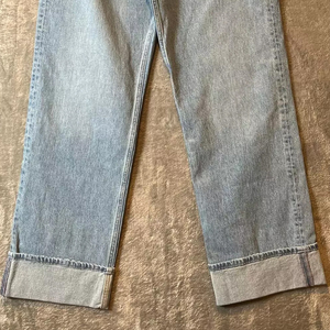 Pantalones vaqueros rectos de mezclilla para mujer, estilo Y2K, elegantes, con diseño de flores caladas de ganchillo, bolsillos con cremallera y botones, para verano 2026 - Product Image 4
