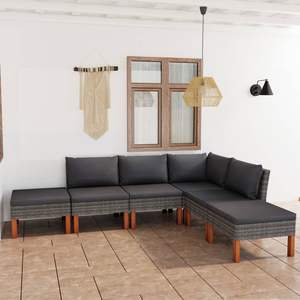 Conjunto de Muebles de Jardín Grises - Product Image 1