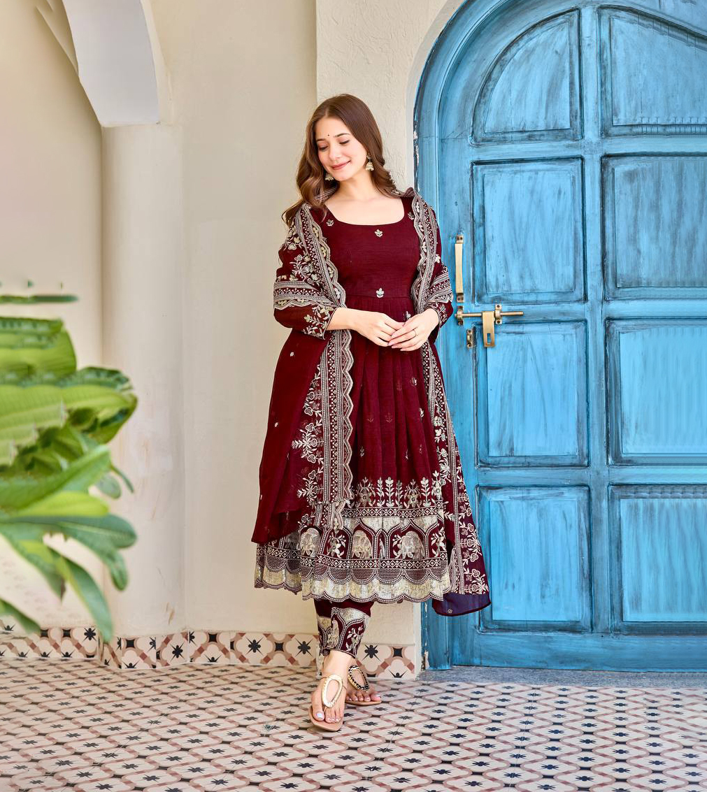 green emerald velvet dress Amazon.com: Heni Fashion Indian/Pakistani Eid Special Ethnic/Partywear Wear  Anarkali Gown For Women : Clothing, Shoes & Jewelry main image 0